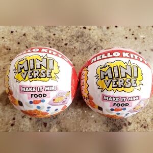 MGA's Miniverse Make It Mini Food Sanrio Hello Kitty New In Box Mini Brands